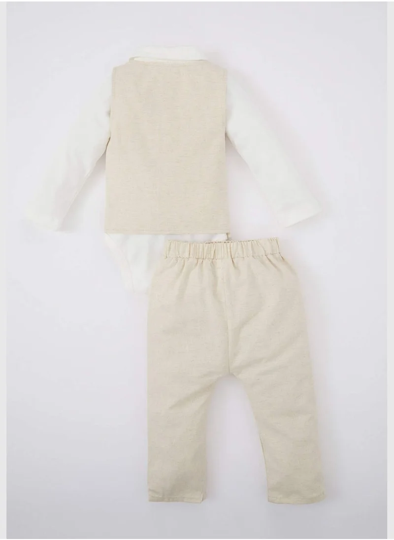 DeFacto 3 Pack BabyBoy Long Sleeve Knitted Set