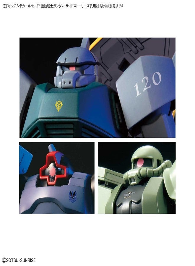BANDAI SPIRITS Bandai Hobby - Mobile Suit Gundam Side Stories - GD-137 Mobile Suit Gundam Side Stories Multiuse 2, Bandai Spirits Decal Kit - Image 4