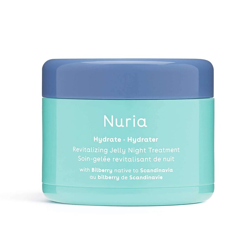Nuria  Hydrate Revitalizing Jelly Night Face Moisturizer Refreshing Facial Moisturizer Jelly Mask for Nighttime Skin Recovery Suitable for All Skin Types 55g19 oz