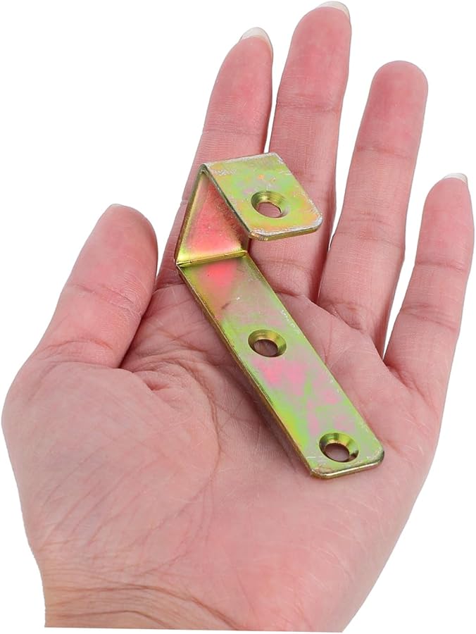 Gold Heavy Duty Ladder Hooks for Bunk Beds 2 Pack Mounting Brackets with Screws Easy Installation Space Saving - Image 5