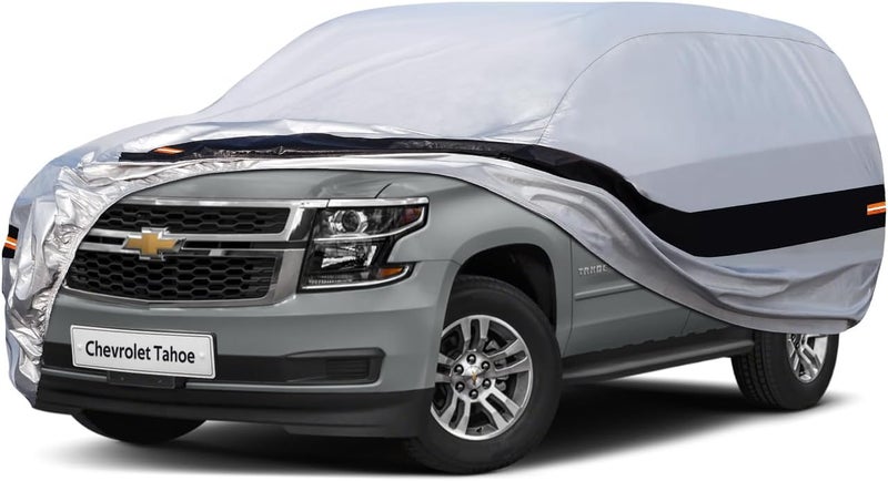 Holthly 10 Layers SUV Car Cover for Chevrolet Tahoe (2007-2024) - Waterproof All Weather Protection - Image 1