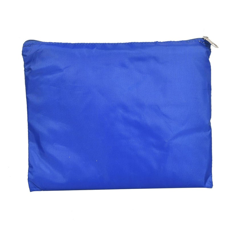 Kuber Industries Water Resistant Storage Bag Folding Organizer Bag College Carrying Bag for Bedding Comforters Blanket Clothes with Bag Cover Blue - Image 5