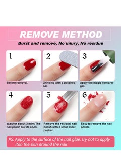 Magic Remover Gel Nail Polish Remover Nail Art Beauty, Professional Easily & Quickly Removes Soak-Off Gel Nail Polish in 3-5 Minutes 15ml - pzsku/ZD5518706B2E8AF62EFD0Z/45/_/1693988623/ce7432f5-c435-4a31-b0e3-609d75526b45