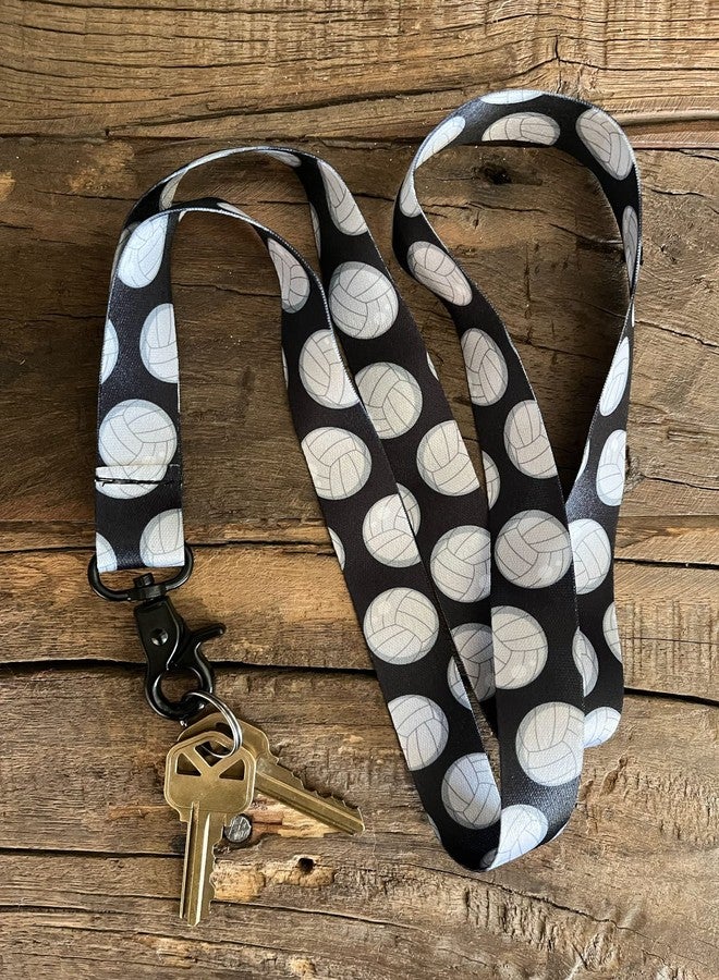 Limeloot Volleyball Lanyard for Keys, ID, Badges or Accessories - Premium Lanyard with Quick Release Buckle and Black Metal Clasp - Image 4