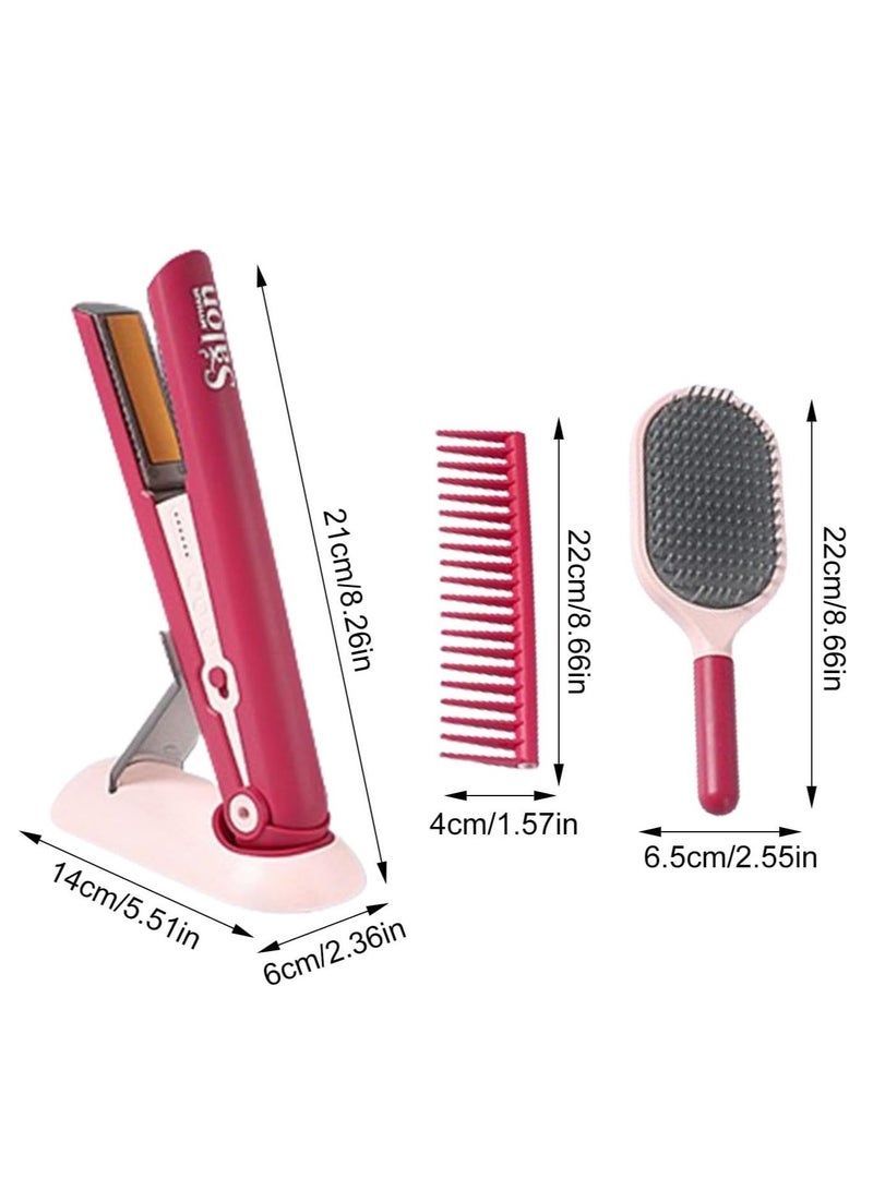 general Beauty Salon Playset | Salon Toys for Girls | 11 Piece Playset for Girls with a Curling Flat, Mirror, Hairdressing Scissors, Stylist Accessories and Realistic Blow Dryer - Image 2