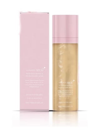 Sunglaze Sheer Setting Mist Sunscreen SPF 50, Hydrating Makeup-Friendly Glow Spray for Face, Reef-Safe Non-Greasy Formula, Non-Greasy & Fast-Absorbing, Shimmer Sunscreen-Broad - pzsku/ZD551D4D3AA22961F19C2Z/45/1747752408/e868ee61-c275-4398-8067-e95043ccb87b