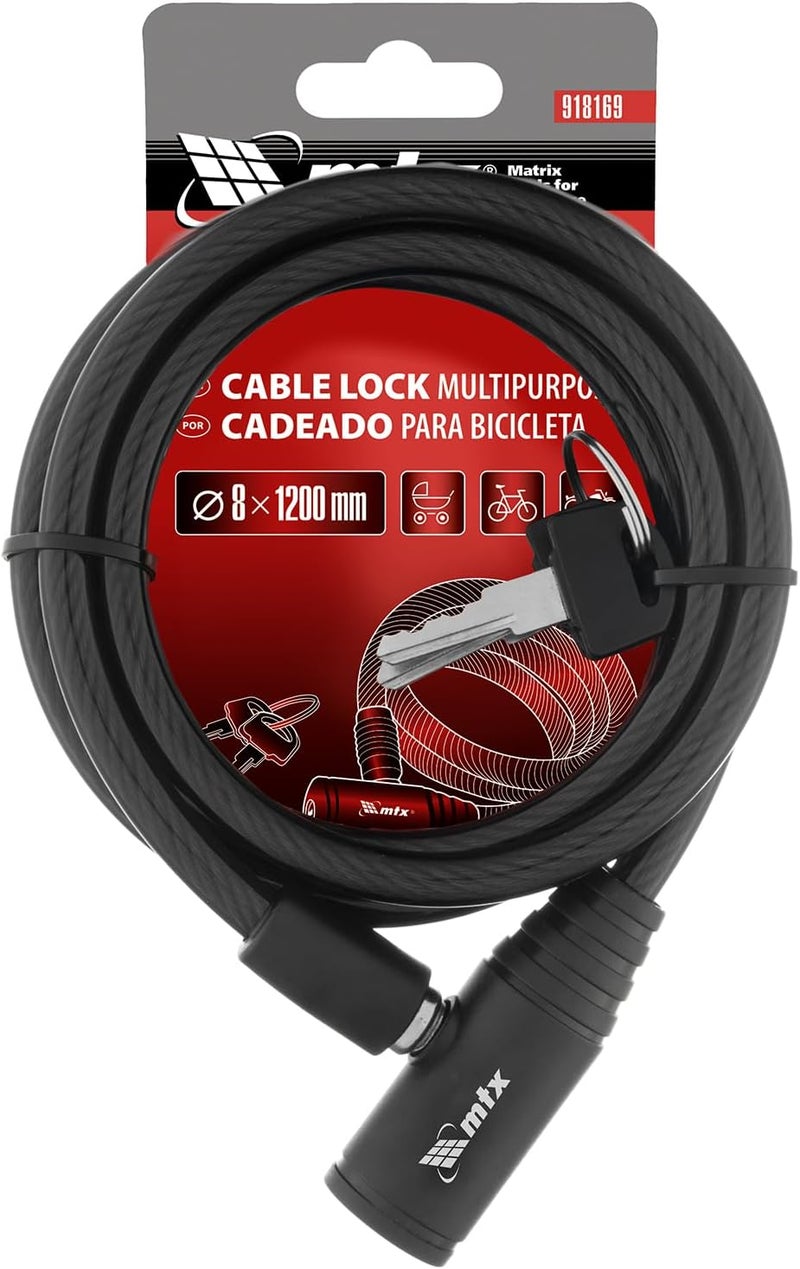 MTX 918169 Universal Cable Lock (8 x 1200mm) - Image 5