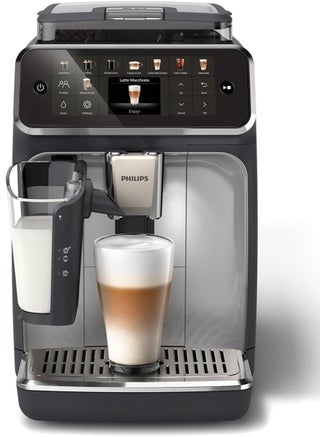 Series 5500 Fully Automatic LatteGo Espresso Machine, SilentBrew Technology Quick Start Aromatic Coffee From Freshly Ground Beans 20 Hot And Iced Drinks 5 L 1500 W EP5546/70 Black