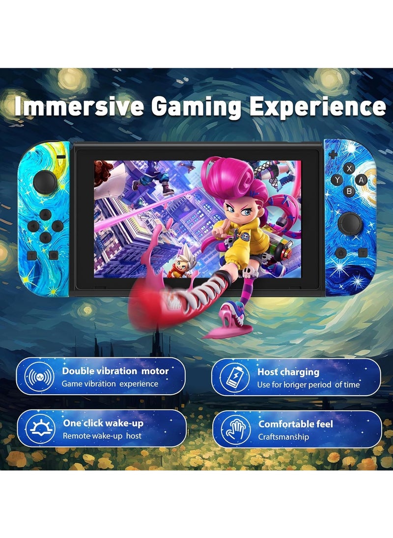 Ipega Wireless Bluetooth Controller for Switch Joy-Con, RGB Lighting, Wake-Up Function, Vibration, Motion Sensing  - Image 2