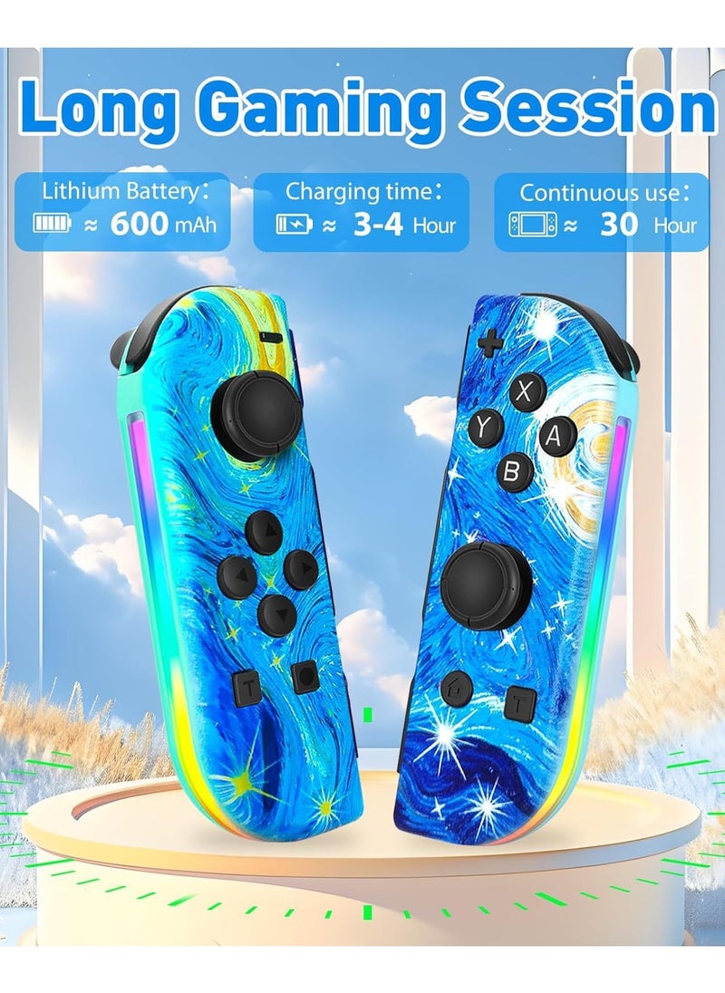 Ipega Wireless Bluetooth Controller for Switch Joy-Con, RGB Lighting, Wake-Up Function, Vibration, Motion Sensing  - Image 3