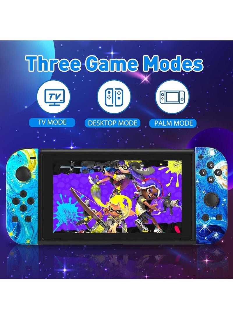 Ipega - Wireless Bluetooth Controller for Switch Joy-Con, RGB Lighting, Wake-Up Function, Vibration, Motion Sensing - Image 1