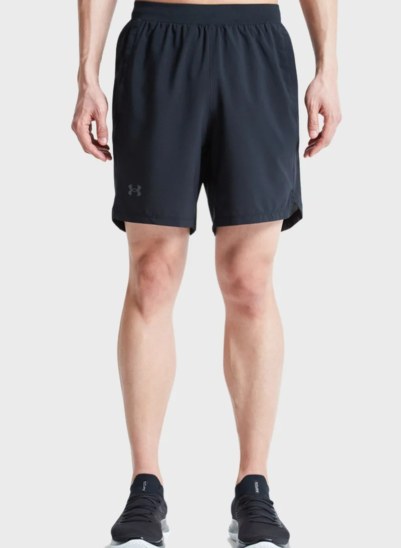 UNDER ARMOUR 7" Launch Logo Shorts