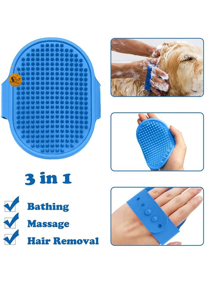 Sage Square Dogs Grooming Kit + Nail Cutter With Filer + Soothing Dog Gloves + Grooming Deshedding Brush Glove For Puppy, Cat And Kitten Combo Of 3  - Image 2