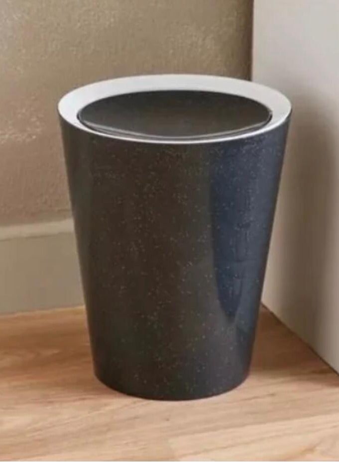 Black Swing Lid Waste Bin 8.5L  - Image 1