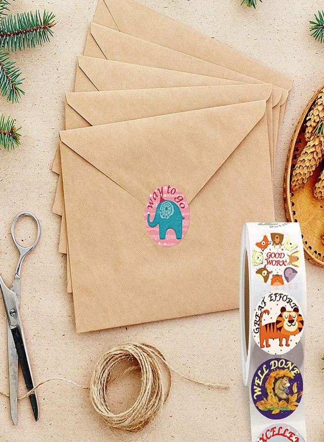 YRMJ 2000 Pieces 1 Inch Reward Stickers for Teachers Motivational for Children,Self-Adhesive Labels Fun Motivational Stickers for Student,4 Rolls 32 Styles Labels - Image 3