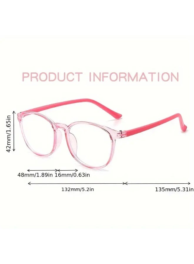 سينت هاوس نظارات شمسية أنيقة بإطار مربع كبير، بألوان زاهية ومنعشة، مناسبة للأولاد والبنات والطلاب والمدرسة والعمل، ودعائم تصوير (مع حافظة). نظارات زرقاء ساطعة، نظارات طبية - Image 3