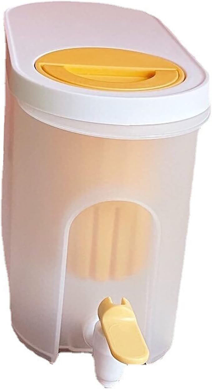 Large Capacity White Plastic Cold Water Kettle For Refrigerator Practical Use - Image 1