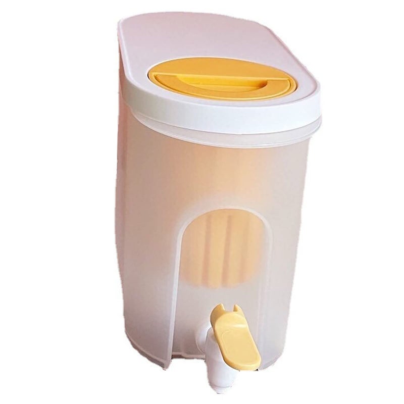 Large Capacity White Plastic Cold Water Kettle For Refrigerator Practical Use - Image 2