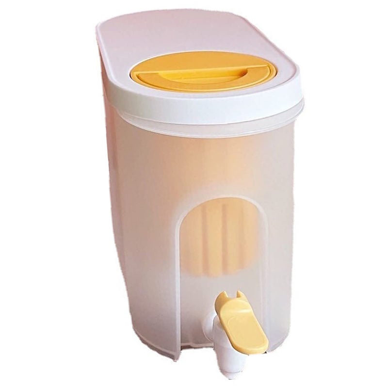 Large Capacity White Plastic Cold Water Kettle For Refrigerator Practical Use - Image 5