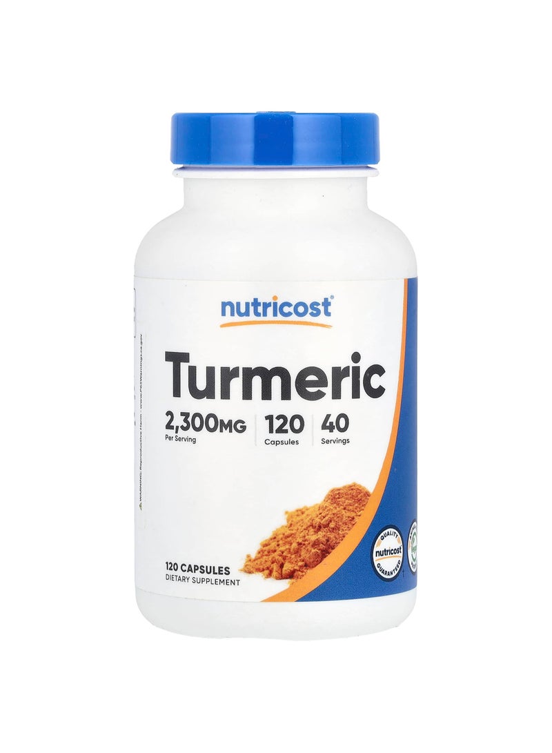 Nutricost Turmeric, 120 Capsules
