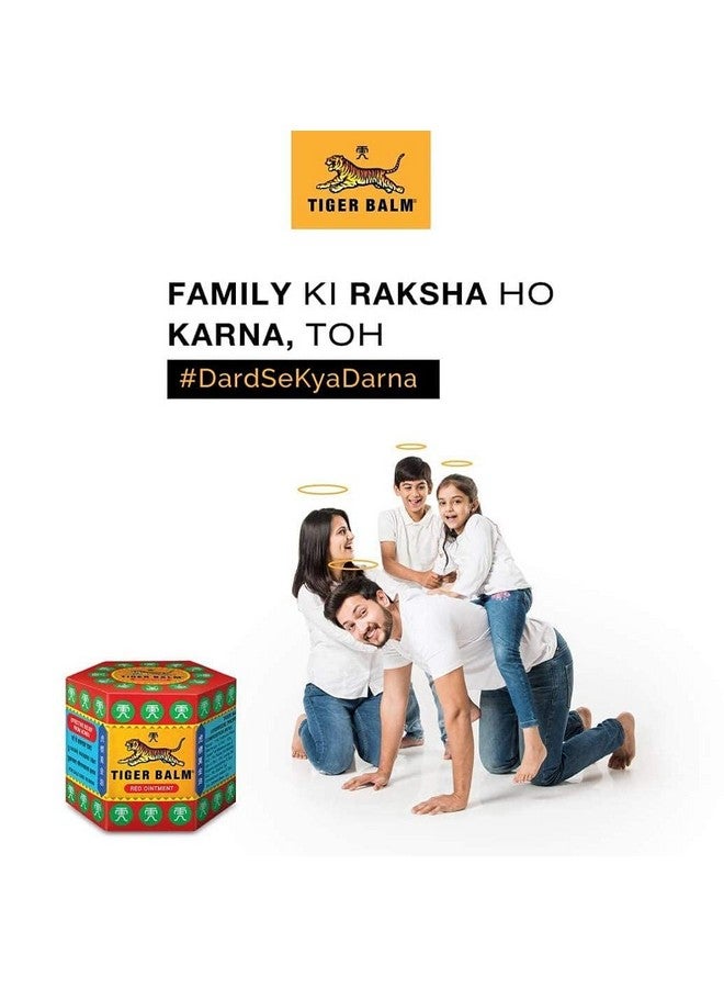 Tiger Balm Red Ointment | 21ml each | Pack of 4 | Ayurvedic Pain Relief Balm | for Effective Relief from Joint Pain, Back Pain, Body Pain, Knee Pain, Muscular Ache & Sprain | Combo Pack - Image 5