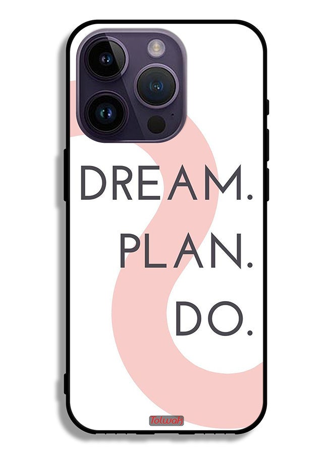 Tolwak Apple iPhone 14 Pro Protective Case Dream Plan Do - Image 2
