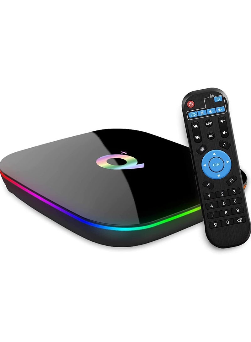 جوشبيرغ جهاز تلفزيون ذكي - أندرويد 10 - سعة 4 جيجابايت + 32 جيجابايت - أجهزة بث للتلفزيون - جهاز استقبال شبكي - يدعم دقة 6K H.265 HD - مشغلات وسائط بث مع جهاز تحكم عن بُعد. - Image 1