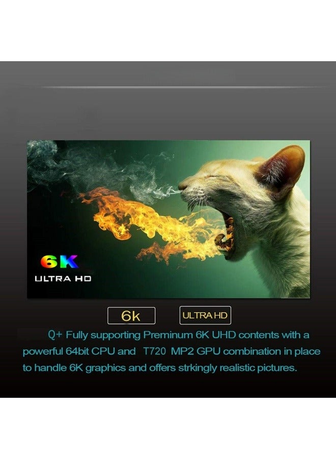 جوشبيرغ جهاز تلفزيون ذكي - أندرويد 10 - سعة 4 جيجابايت + 32 جيجابايت - أجهزة بث للتلفزيون - جهاز استقبال شبكي - يدعم دقة 6K H.265 HD - مشغلات وسائط بث مع جهاز تحكم عن بُعد. - Image 3