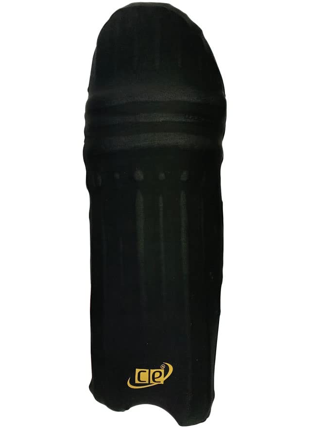 CE Colored Cricket Batting Pads Covers (Extra Large, Black) - Image 3