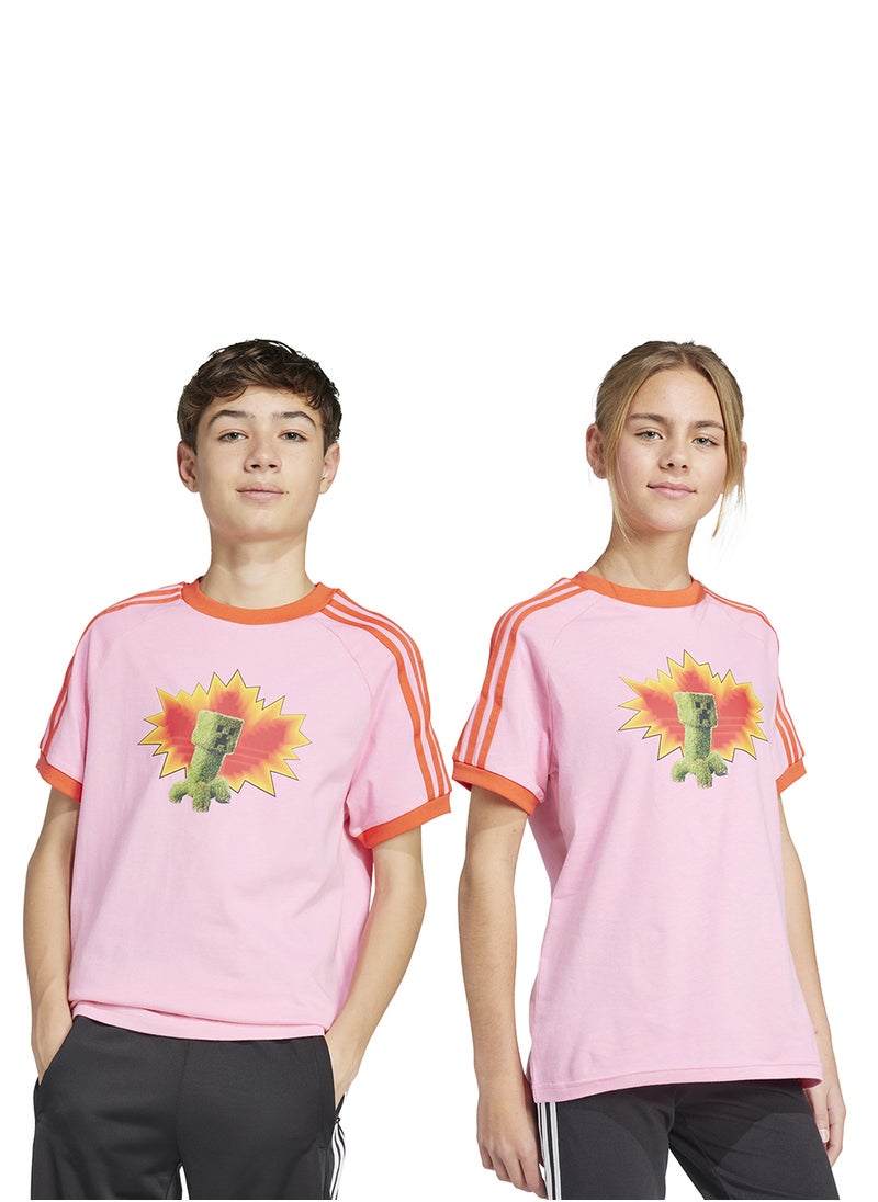 Adidas Kids Minecraft Graphic T-Shirt  - Image 1