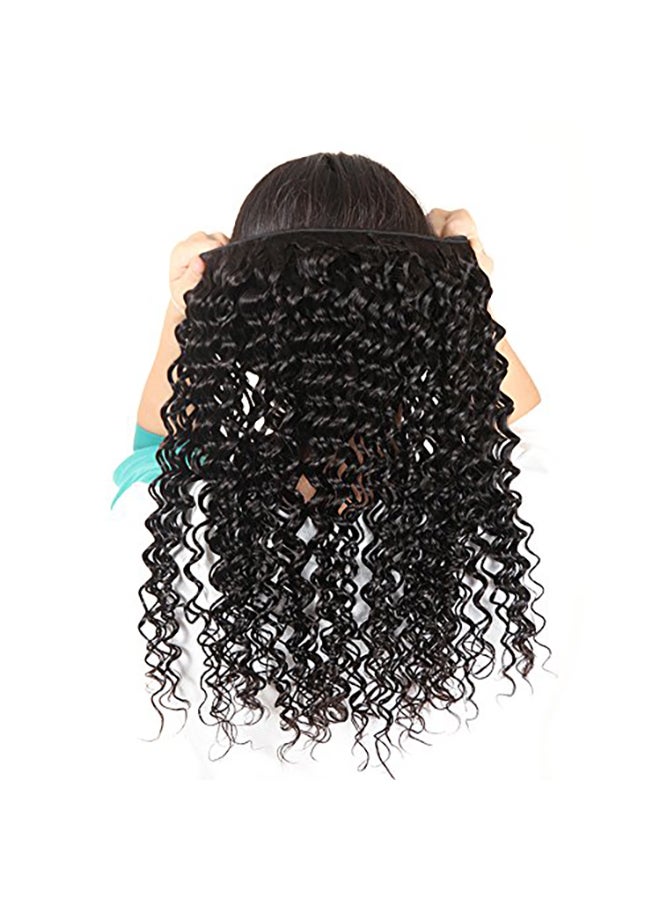 EMOL حزم شعر بشري مجعد EMOL للشعر المجعد الطبيعي للنساء السود 8 10 12 بوصة حزم شعر أفرو مجعد بشري 3 حزم شعر مجعد - Image 2