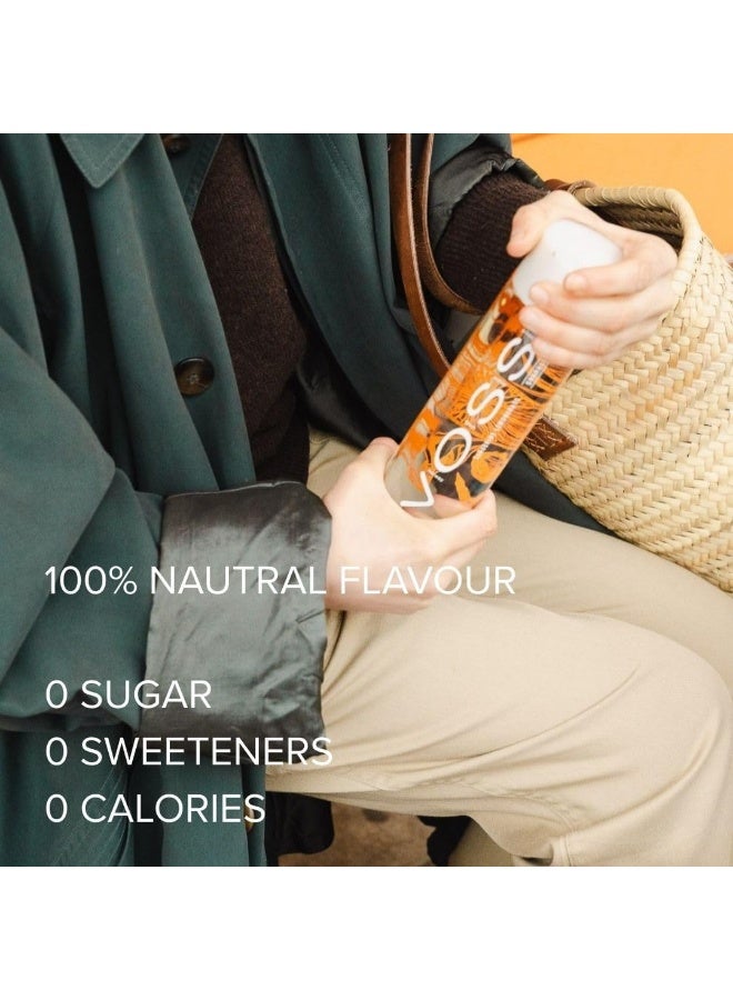 Voss Tangerine Lemongrass Flavoured Sparkling Water, Pack of 12 x 375ml VOSS Original Glass Bottles, Zero Calories, No Sugar, Naturally Sourced - Image 3