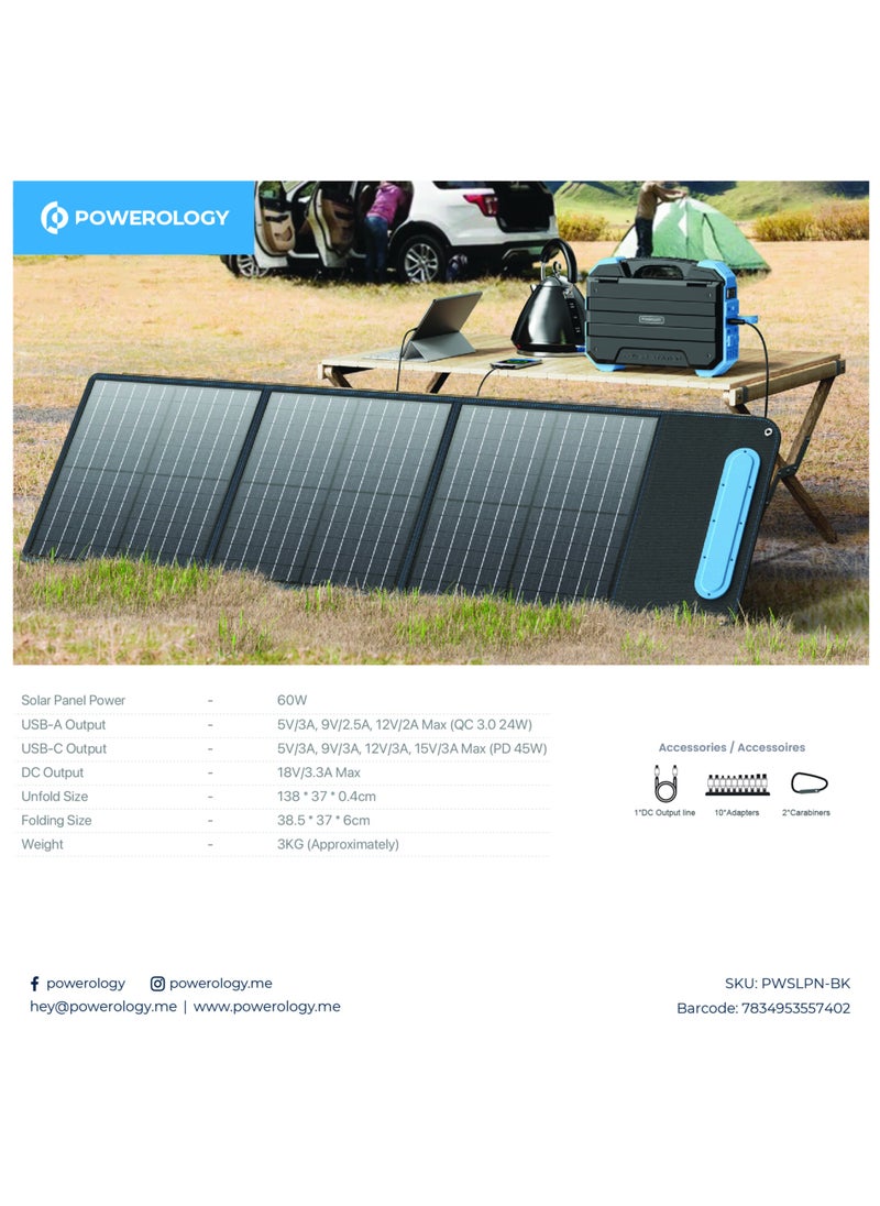 60W Mono-Crystalline Solar Panel / Folding Design - Black - pzsku/ZD55268B14E57900413CFZ/45/_/1732868725/f5e3a82e-82ce-4654-90a4-fd64ff1263e4