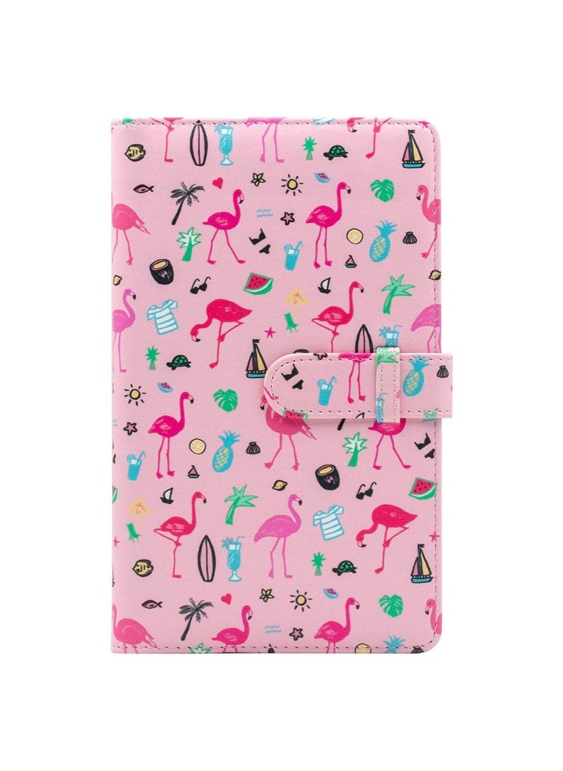 ZIKKON ZIKKON 2x3 inch Mini Photo Album 96 Photo Pocket Storage Album for fujifilm instax mini film used in Mini 121199099Liplay Evo Mini 3 Photo CardsTickets Business CardsFlamingo watermelon  - Image 1