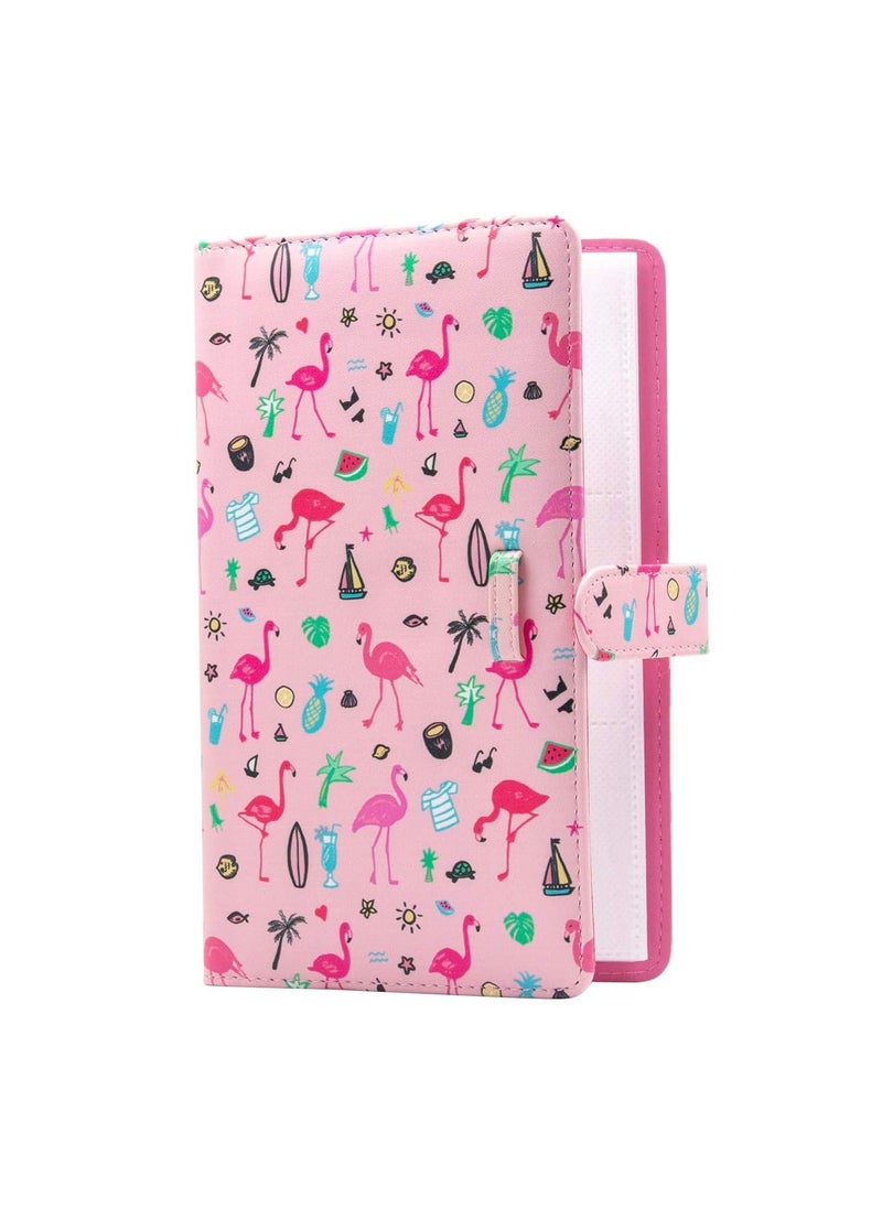 ZIKKON ZIKKON 2x3 inch Mini Photo Album 96 Photo Pocket Storage Album for fujifilm instax mini film used in Mini 121199099Liplay Evo Mini 3 Photo CardsTickets Business CardsFlamingo watermelon  - Image 2