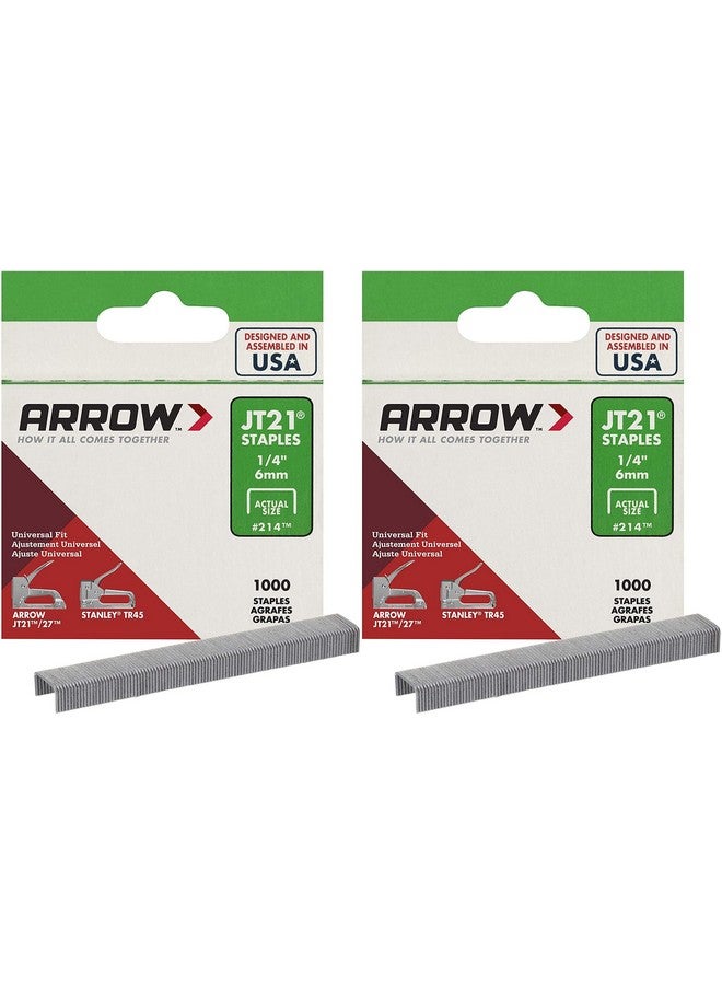 Arrow Staple Jt21 1/4" 1000Pk