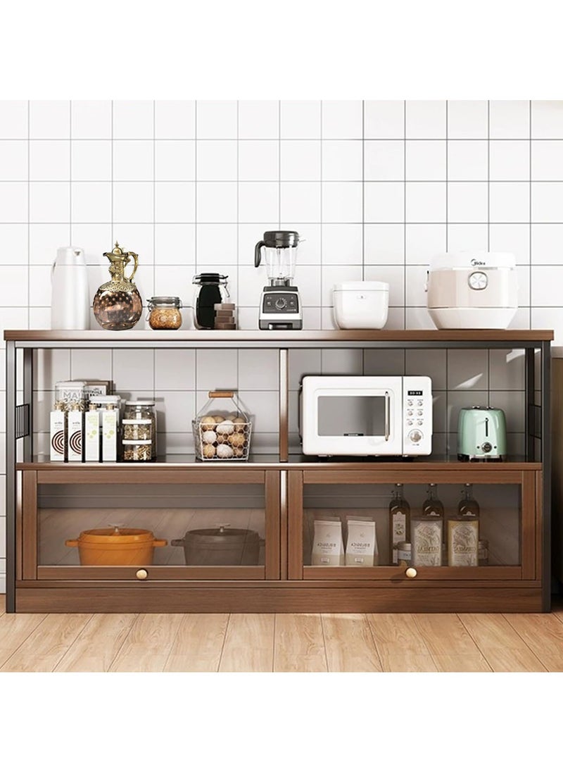 AGD Coffee Cabinet, Large Capacity Coffee Table, Modern Minimalist Style Home Coffee Corner, Suitable for Living Room or Office  - Image 2