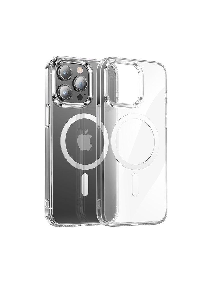 Ultra Thin iPhone 15 Pro Max Clear Case with Mag Safe, Shockproof Protection, Anti Yellowing, iPhone 15 Cover Clear, Shock Absorption, Hard iPhone 15 Back Cover, Cell Phone Case iPhone 15 Case Clear  - Image 1