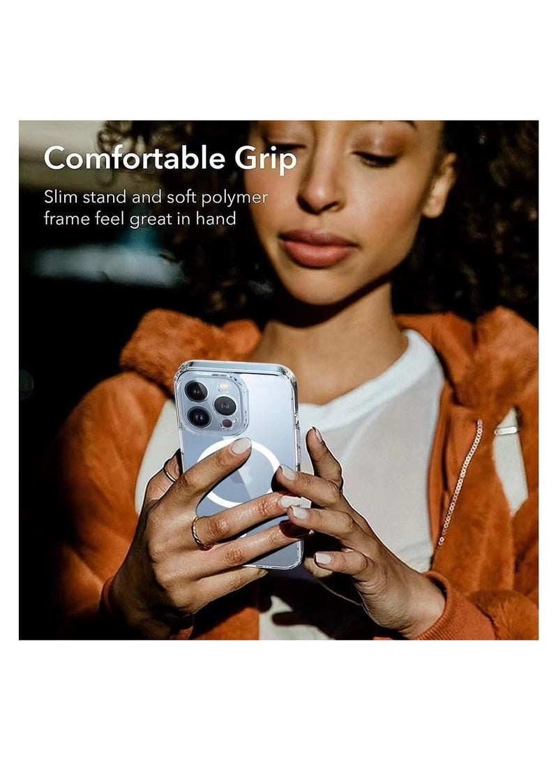 Ultra Thin iPhone 15 Pro Max Clear Case with Mag Safe, Shockproof Protection, Anti Yellowing, iPhone 15 Cover Clear, Shock Absorption, Hard iPhone 15 Back Cover, Cell Phone Case iPhone 15 Case Clear  - Image 4