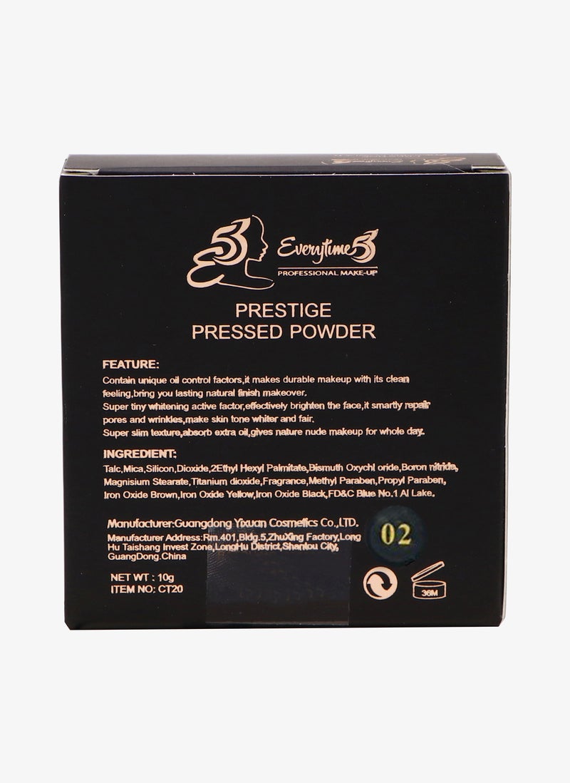 Everytime53 Women's Prestige Pressed Powder 10g - 02 - Image 3