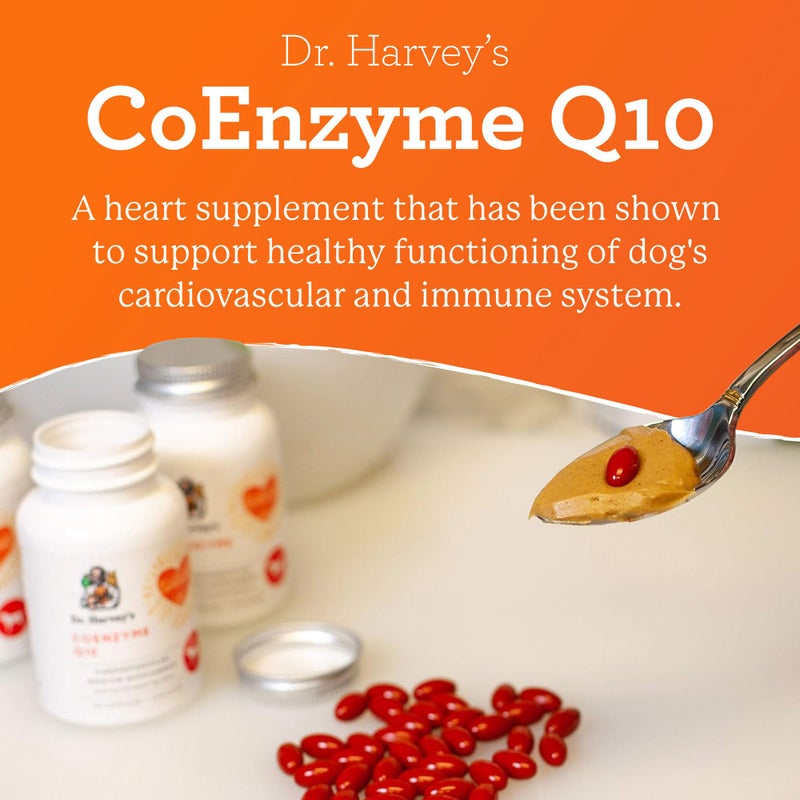 Dr. Harvey's Coenzyme Q10 - Heart & Cardiovascular Support Supplements for Dogs, 60 Capsules - Image 3