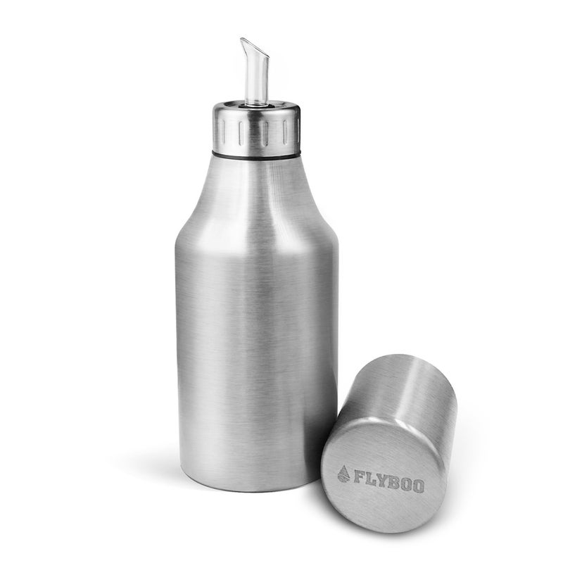Flyboo Olive Oil Dispenser 34oz Oil Bottle Stainless Steel Leak Proof Olive Oil Decanter for Kitchen - Image 1