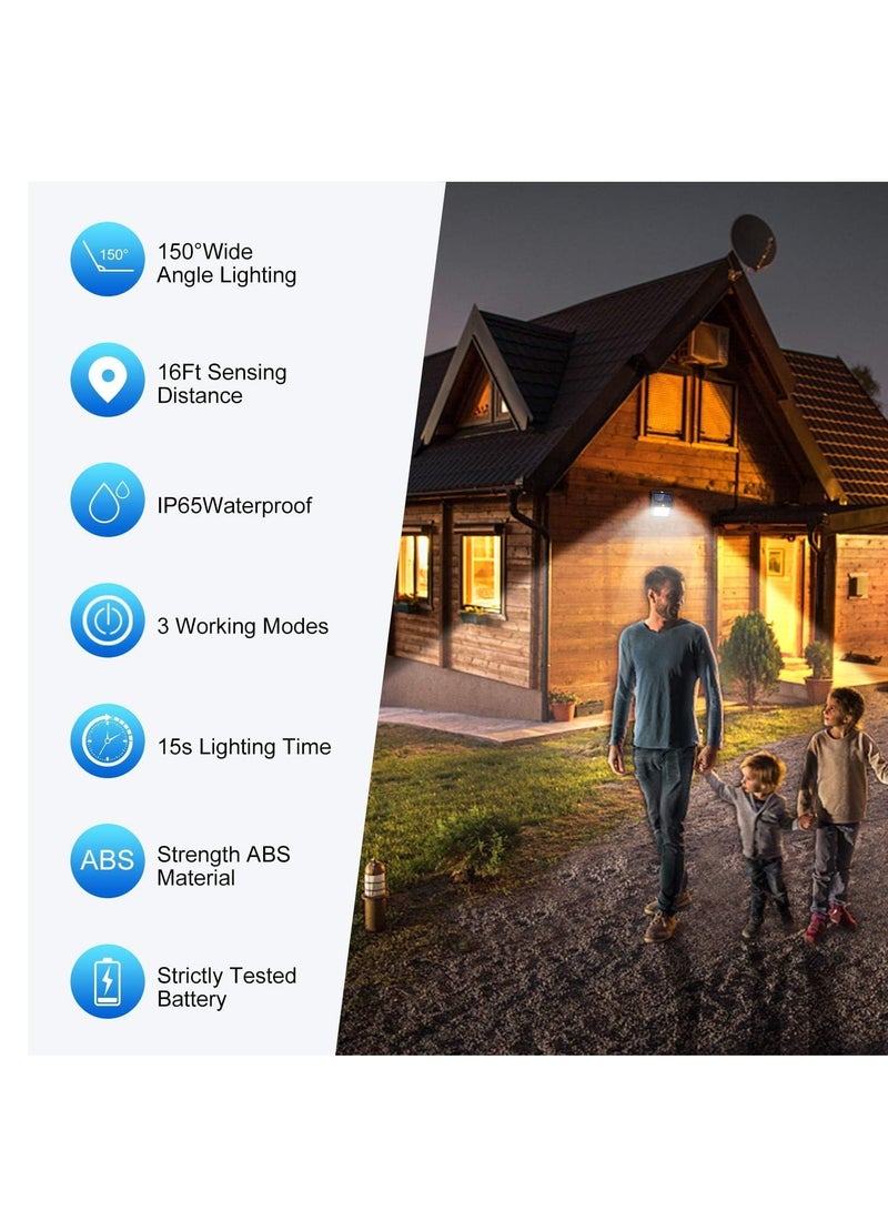 ELTRAZONE Wireless IP 65 Waterproof 42 LED Solar Lights - Pack of 10/3 Working Mode - Image 2