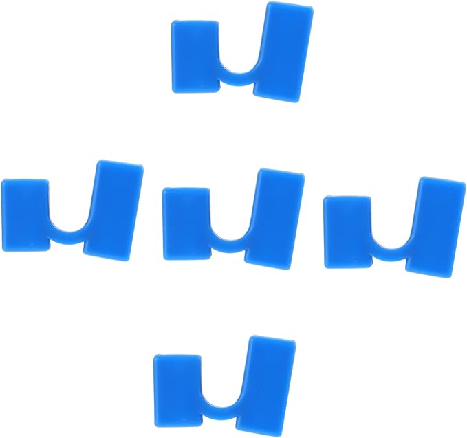 Blue Plastic Chopstick Training Clips 5pcs Clip Type Learning Tools - Image 1