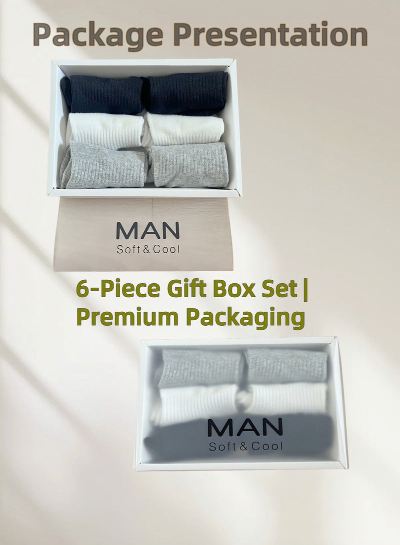 حِرَاس 6 أزواج جوارب رجالية منخفضة - جوارب كاحل قطنية 100% خفيفة الوزن، مريحة ومانعة للانزلاق لارتداء يومي مثالي، للرياضة والعمل والاستخدام اليومي (متعددة الألوان) - Image 2