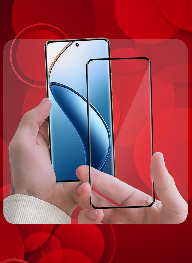 CATANES (for Realme 12 Pro / 12 Pro Plus ) 2Pack Tempered Glass Screen Protector Anti-Scratch Case Friendly HD Clear Protective Film - Image 2
