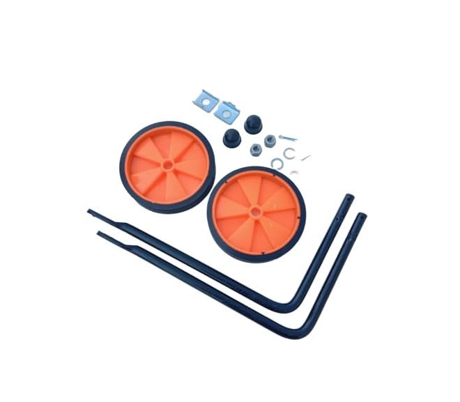 مجموعة عجلات لدراجات ستيل مع دعم جانبي لدراجات البالغين مقاس الإطار 24 x 1.75/2.125/2.35/2.40 (24 بوصة)