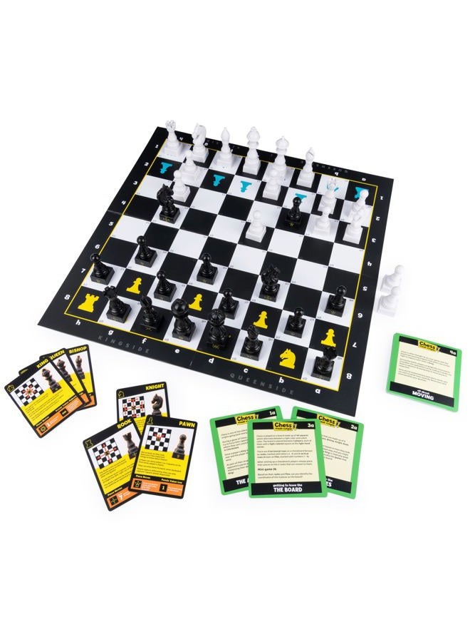 Spin Master Games , Chess Made Simple, Learn to Play Strategy Board Games for Beginners, Chess, 2 Players, for Kids Ages 8 & Up - Image 1