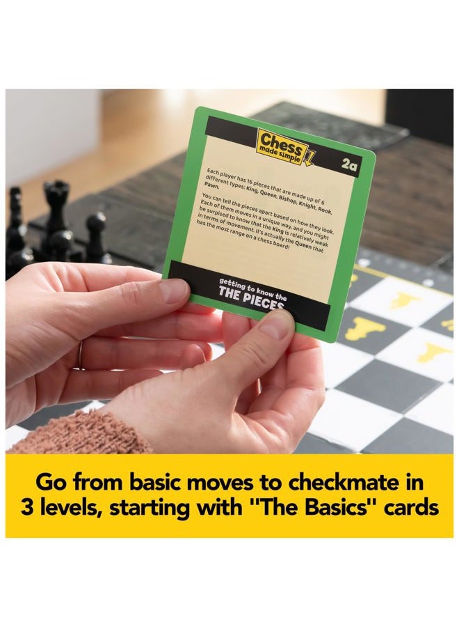 Spin Master Games , Chess Made Simple, Learn to Play Strategy Board Games for Beginners, Chess, 2 Players, for Kids Ages 8 & Up - Image 4