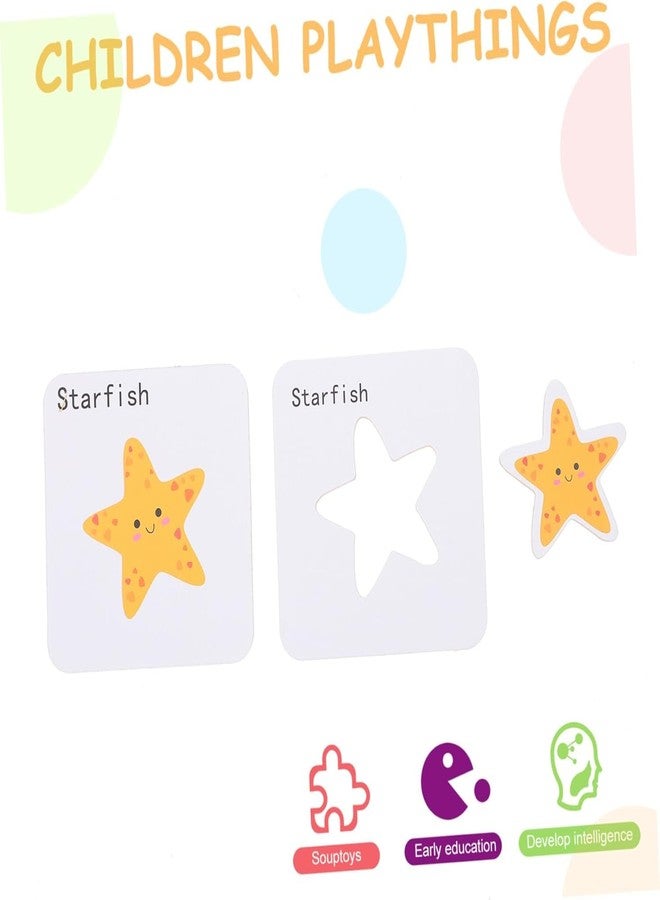 BeFunky لعبة الذاكرة الخشبية من بي فانكي، لعبة الذاكرة ومطابقة الأزواج، لعبة تعليمية مونتيسوري للأطفال من عمر سنة إلى ثلاث سنوات، مثالية كهدية عيد ميلاد أو هدية تذكارية (لون المحيط) - Image 5